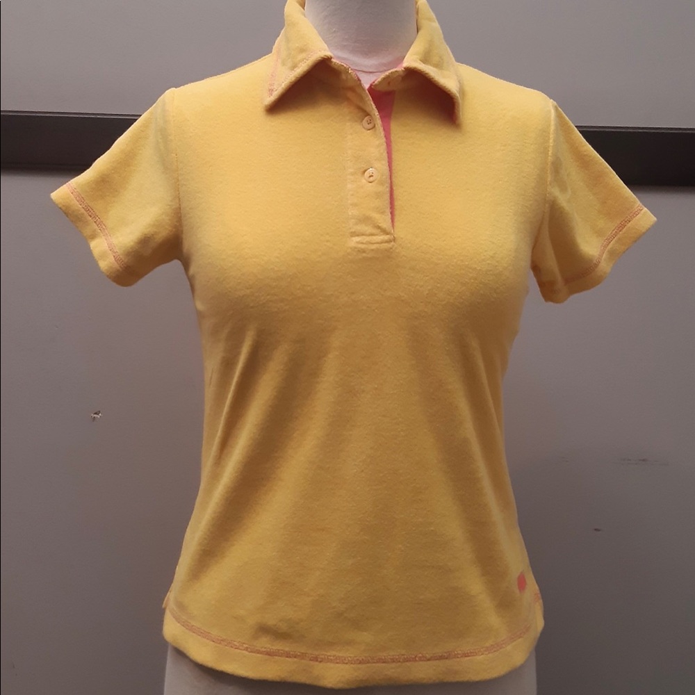 Vintage Yellow Fila Polo Shirt